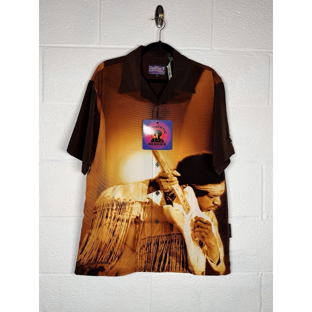 Dragonfly Jimi Hendrix Woodstock Shirt Sz M NWT 2002 Authentic Hendrix NOS W/Tag